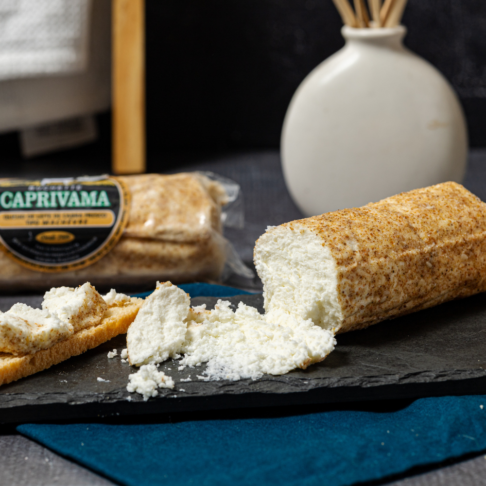 Machevre c/ Zaatar - Queijo Artesanal Massa Lactica de Cabra 120g